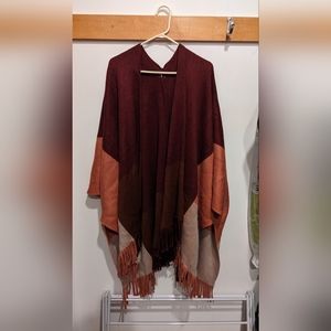 Christopher and Banks Poncho